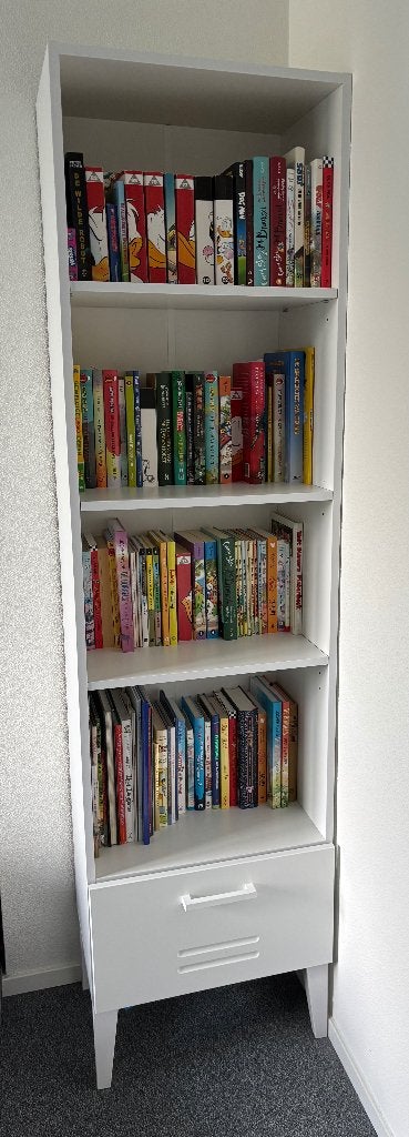 Bopita boekenkast serie Locker, Ophalen, Met plank(en), 50 tot 100 cm, Zo goed als nieuw