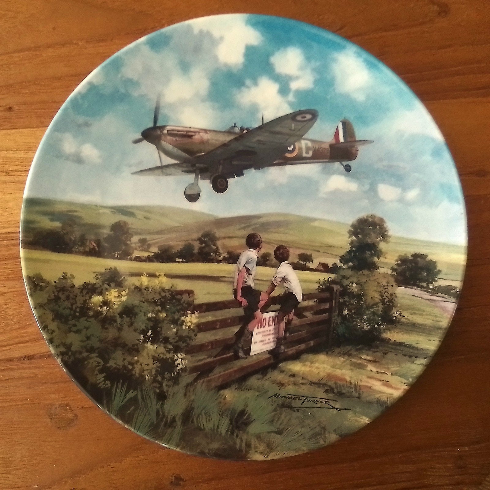 verzamel bord.Royal Doulton. Heroes of the Sky., Ophalen of Verzenden