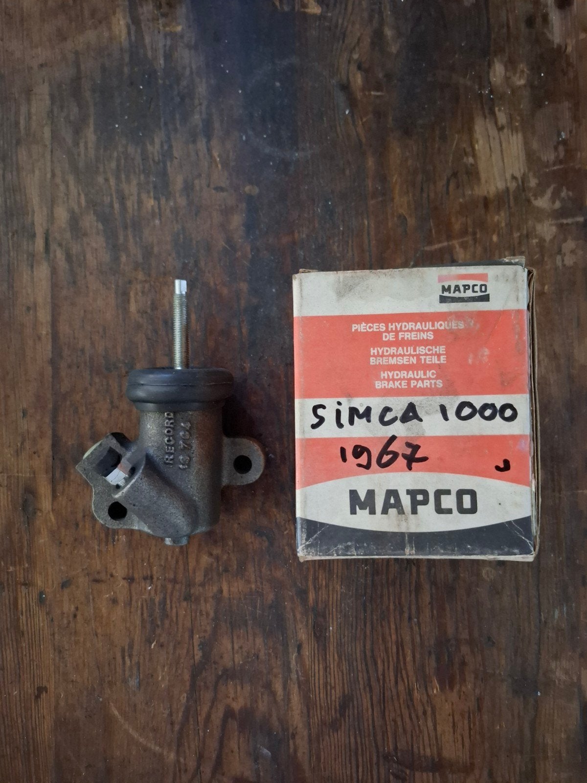 Koppelingscilinder Simca 1000 (1967) - Nieuw MAPCO, Auto-onderdelen, Ophalen of Verzenden, Nieuw, Oldtimer onderdelen