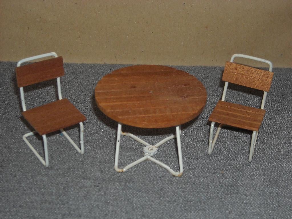 Lundby meubelsetje voor sauna, balkon of tuin, Ophalen of Verzenden, Gebruikt, Poppenhuis