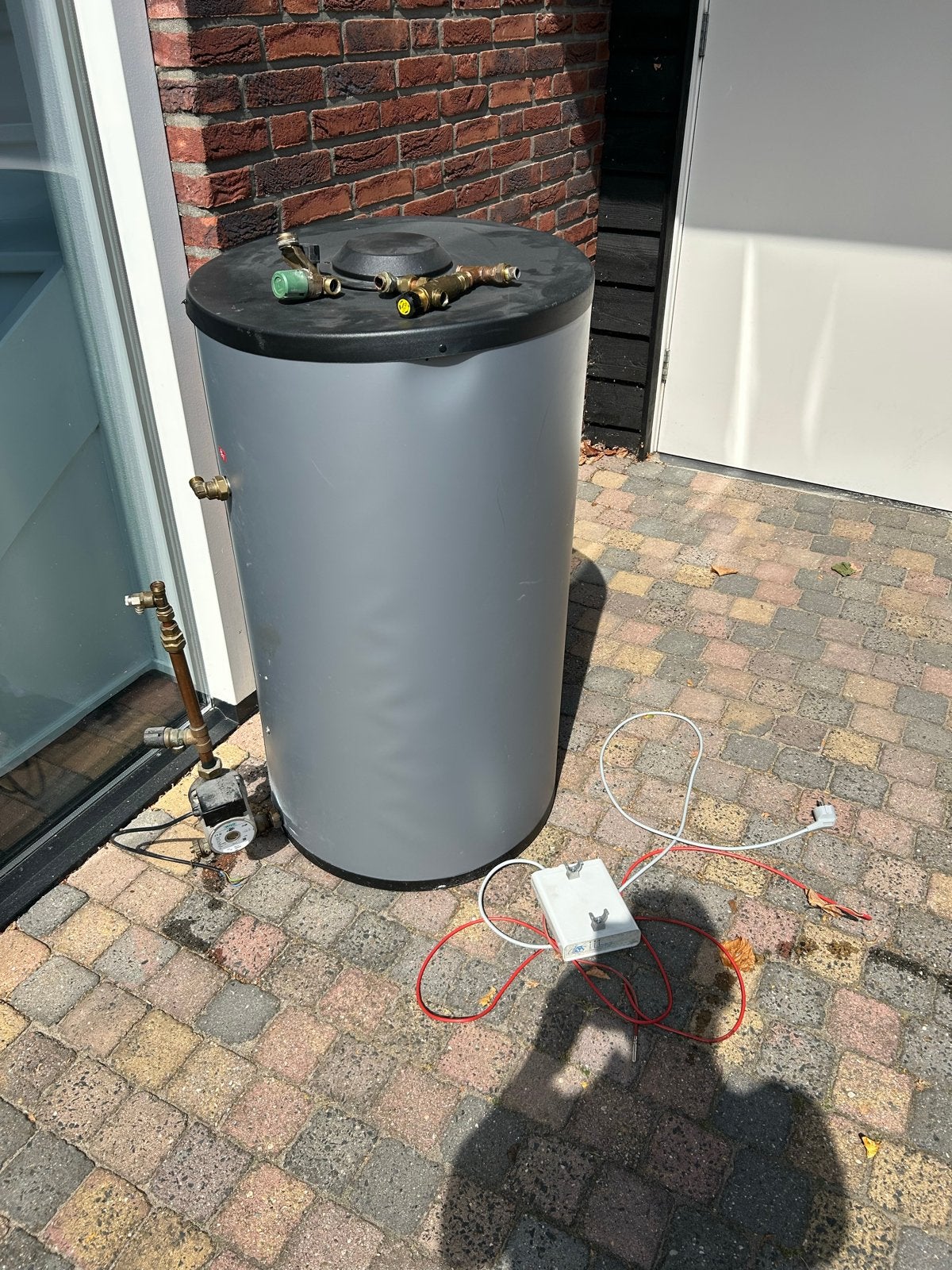 Gebruikte boiler - thermische zonnepaneel en pomp, Ophalen, Gebruikt, Overige typen