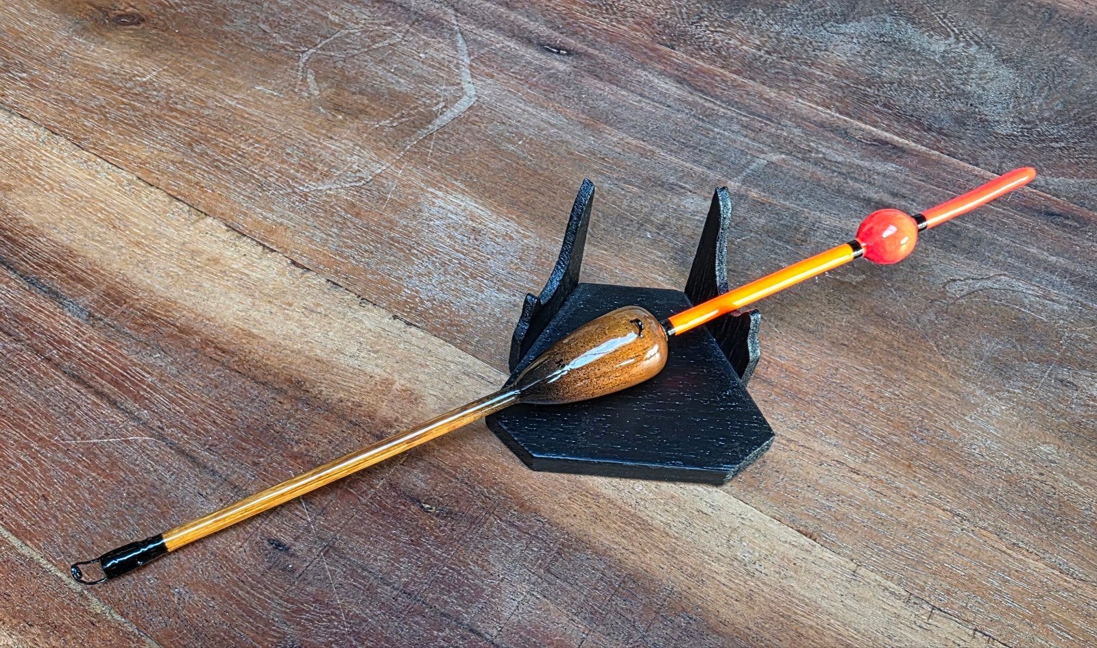 Handgemaakte (Premium) snoekbaars pen "HP Floats" Model 76, Watersport en Boten, Ophalen of Verzenden, Nieuw, Dobber of Lood
