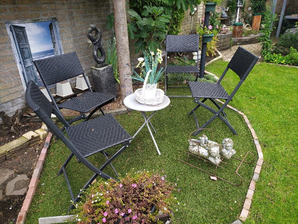 Tuinmeubelen, Ophalen, Zo goed als nieuw, Kunststof, Inklapbaar