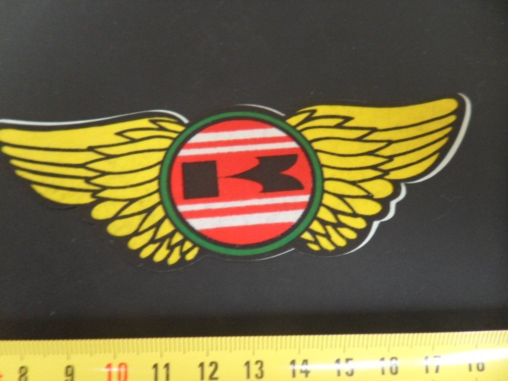 sticker Wing KAWASAKI motor, Verzamelen, Ophalen of Verzenden, Zo goed als nieuw