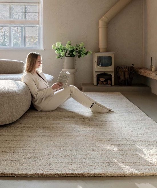 Vloerkleed Berber Marokko Double Nomad nr 61996 250 x 200, Huis en Inrichting, Stoffering | Tapijten en Kleden, Ophalen, Gebruikt