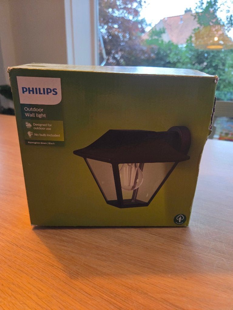 Buitenlamp Philips Nieuw, Wandlamp, Ophalen of Verzenden, Netvoeding, 50 tot 250 watt
