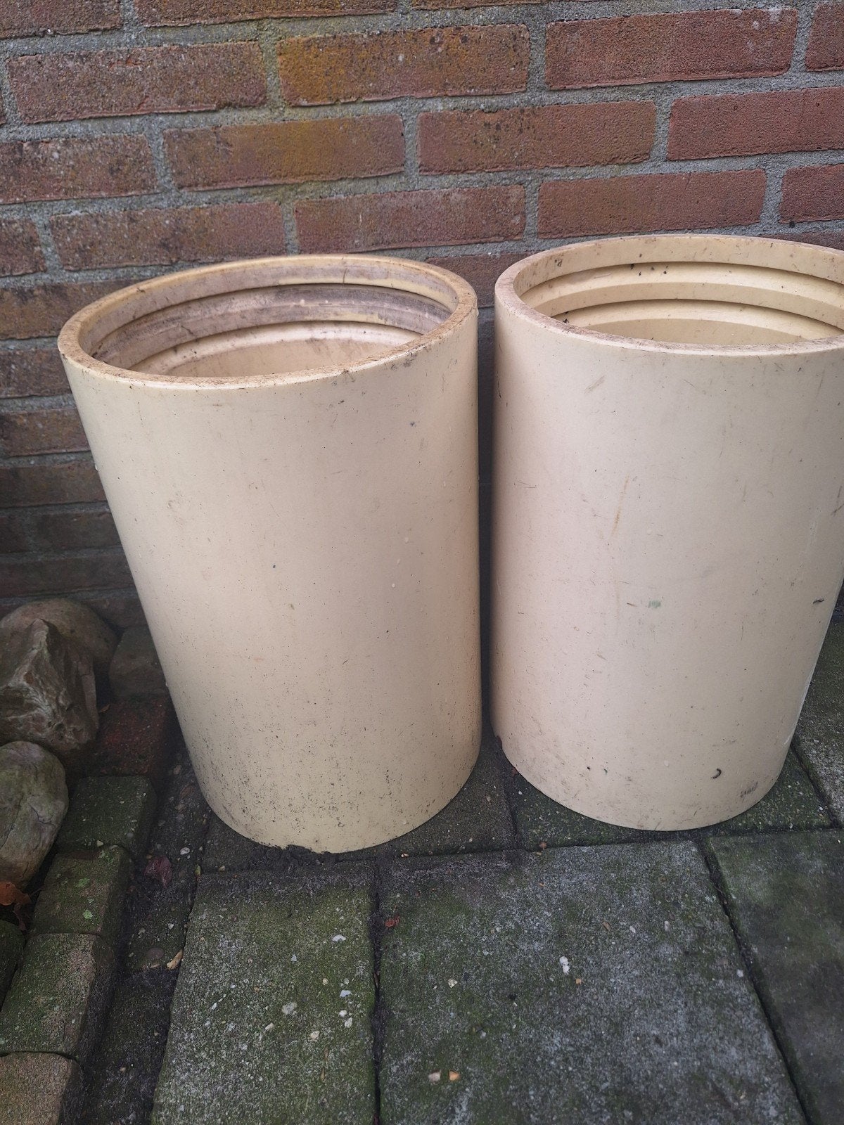 twee zware moffen, Ophalen, Gebruikt, Pvc, Overige typen