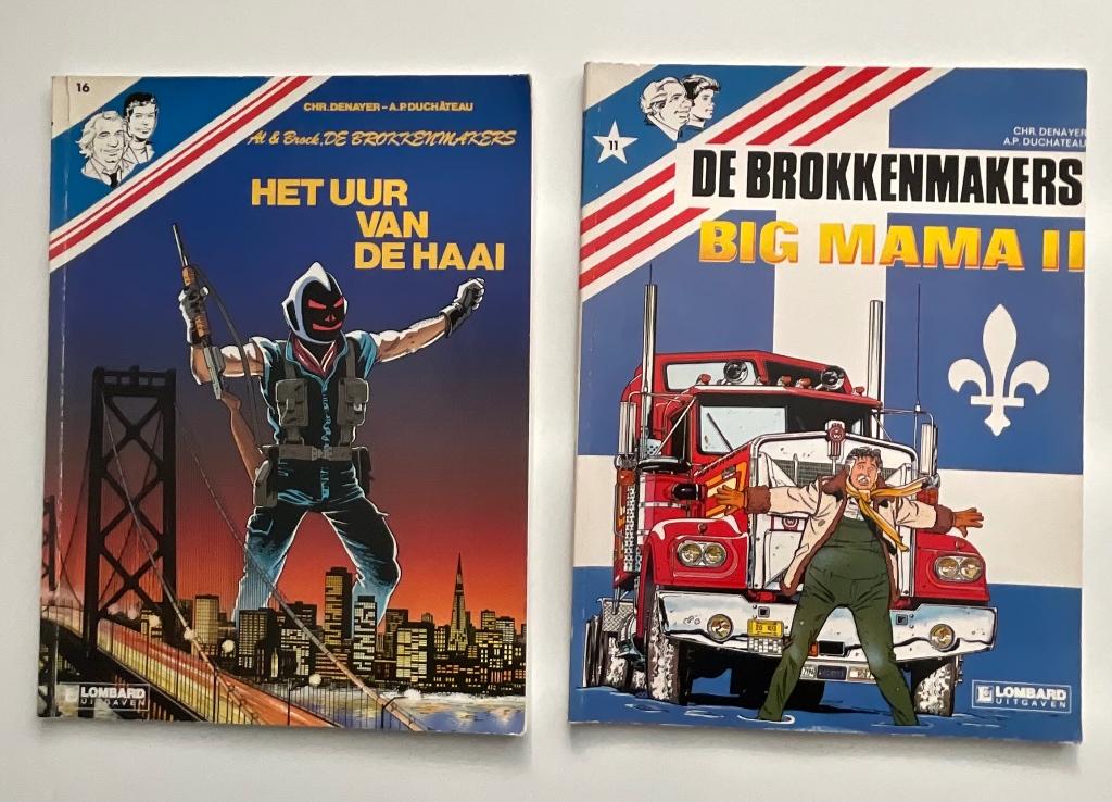 Al & Brock de Brokkenmakers 6 strips, Boeken, Stripboeken, Meerdere stripboeken, Ophalen of Verzenden, Gelezen