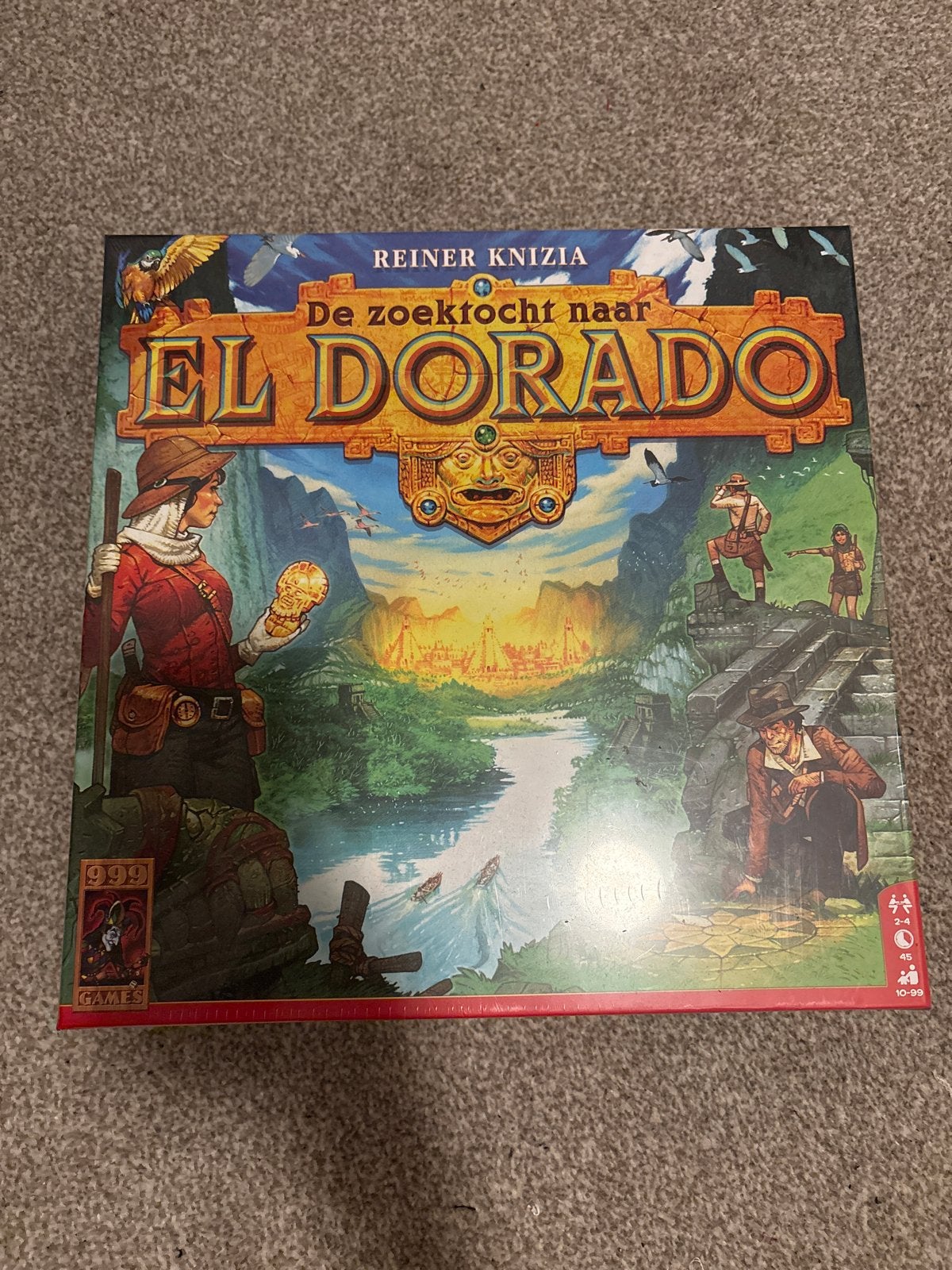 De Zoektocht naar El Dorado - Bordspel, Hobby en Vrije tijd, Drie of vier spelers, Ophalen, Nieuw