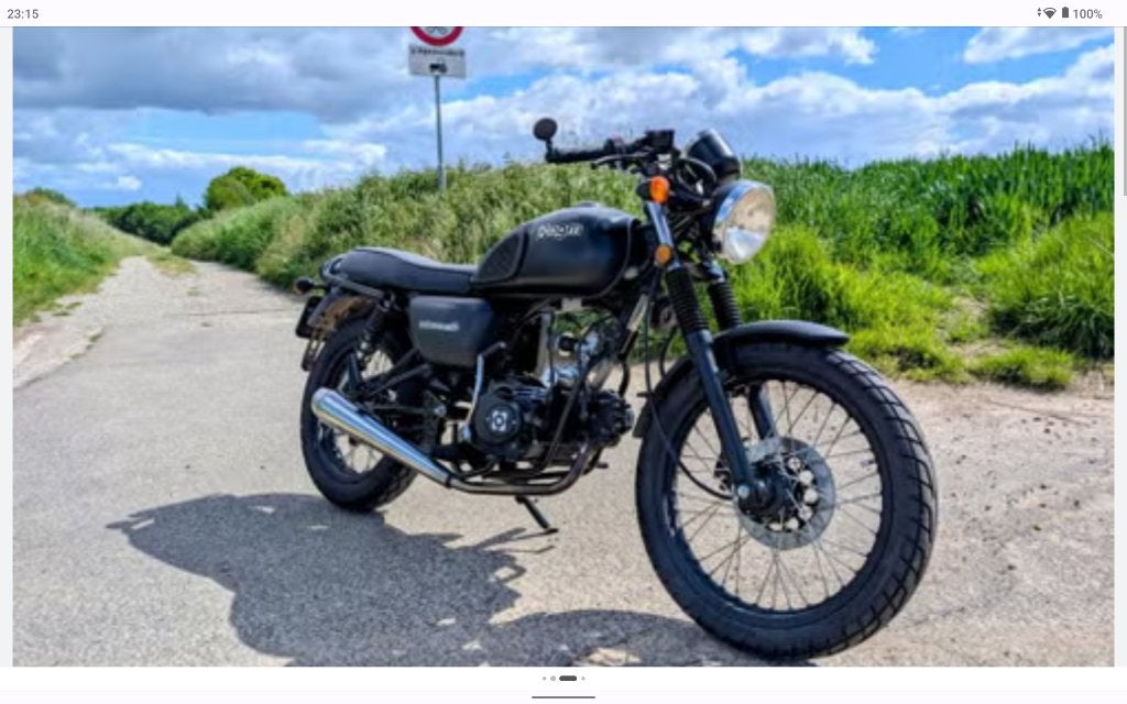 AGM RAW50 cafe racer TER OVERNAME AANGEBODEN UNIEK!!!!!, Fietsen en Brommers, Ophalen, Maximaal 45 km/u, Hanway Raw 50, Zo goed als nieuw