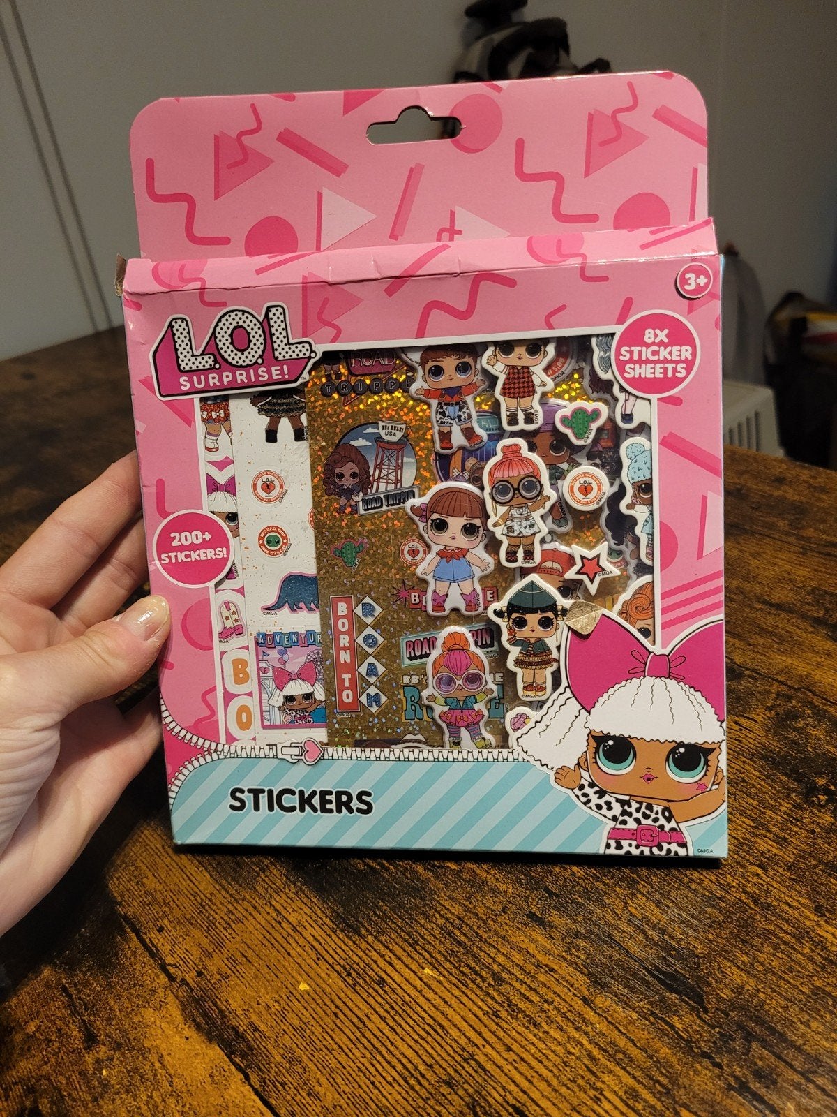L.O.L. Surprise! Stickerpakket - 200+ stickers, 8 vellen, Ophalen of Verzenden, Zo goed als nieuw, Sticker