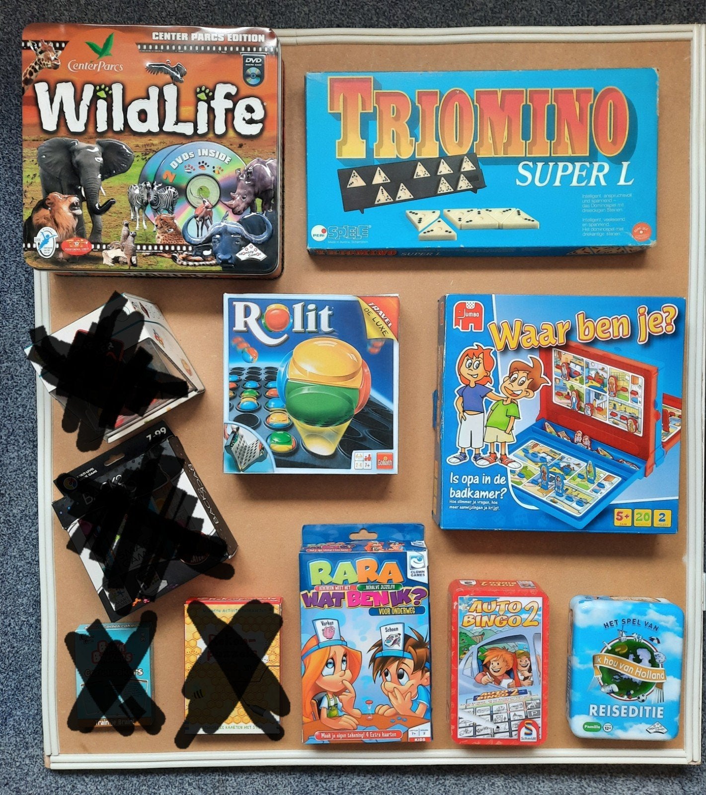 Allerlei spellen voor thuis en onderweg (naar vakantie), Hobby en Vrije tijd, Ophalen of Verzenden
