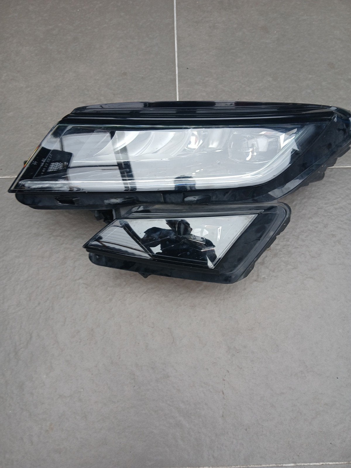 Koplamp en mistlamp Skoda Kodiaq LED, Auto-onderdelen, Verlichting, Ophalen of Verzenden, Gebruikt, Skoda