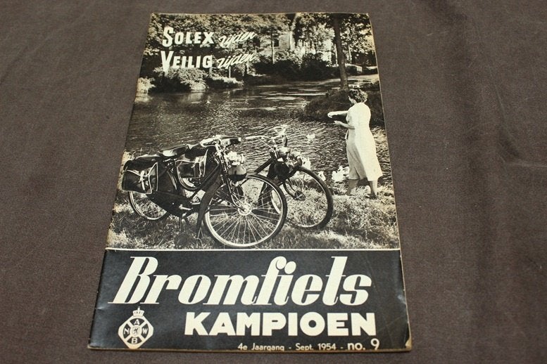 blad Bromfiets Kampioen september 1954 Sparta ILO Royal Nord, Ophalen of Verzenden, Gebruikt