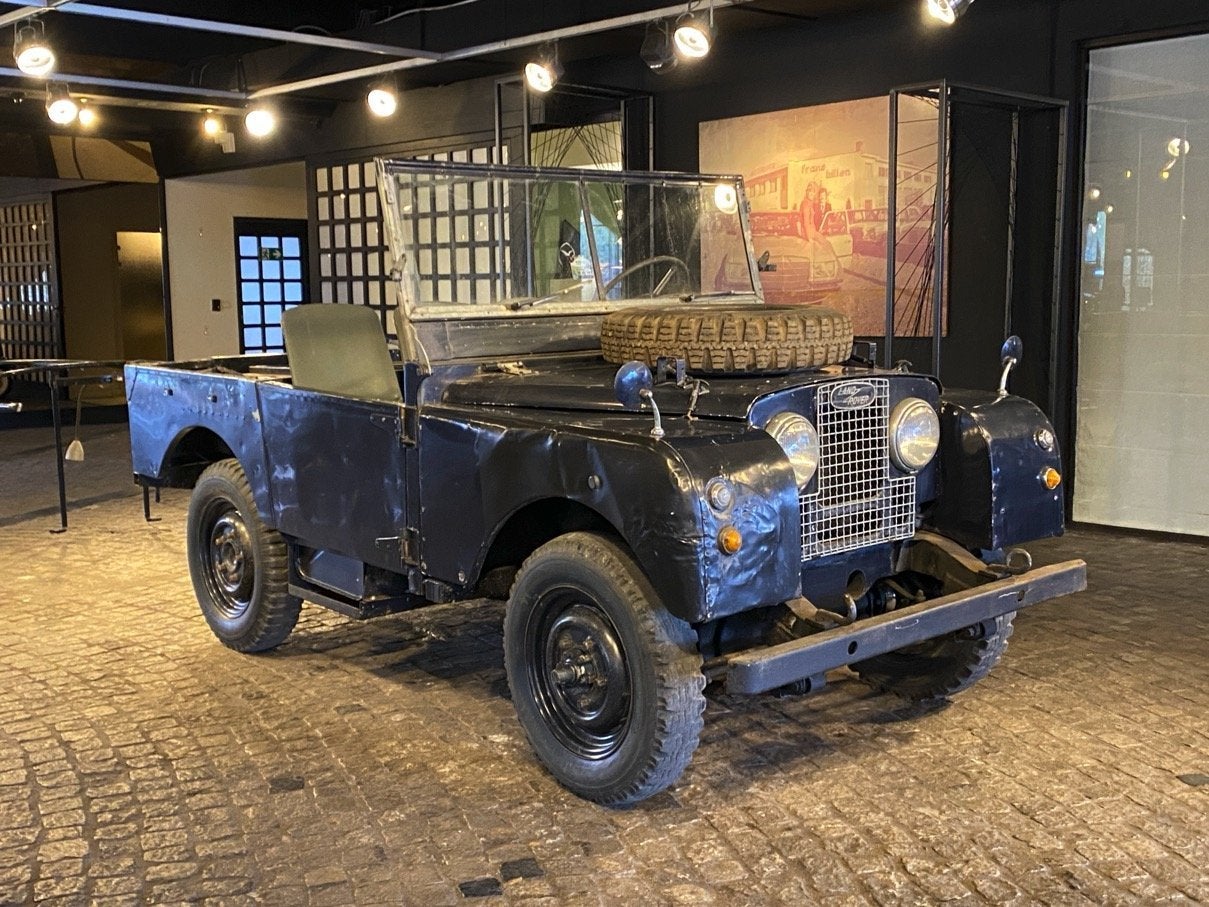Land Rover Serie I Series I - Ex Belgische rijkswacht, Auto's, Oldtimers, Land Rover, Blauw, Bedrijf, Handgeschakeld
