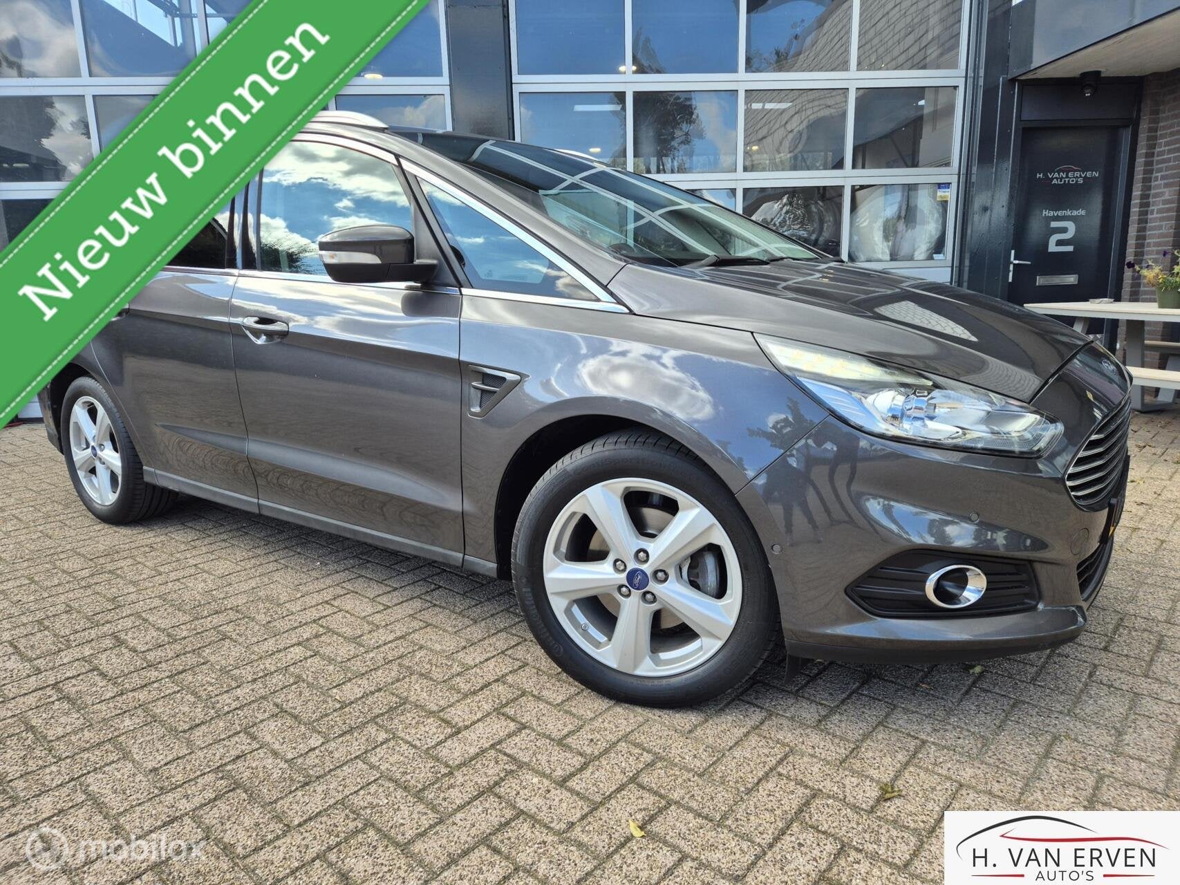 Ford S-Max 1.5 Titanium 7p. 1E EIGENAAR NAVI PDC 18" NAP, Auto's, Voorwielaandrijving, 15 km/l, 1498 cc, Euro 6