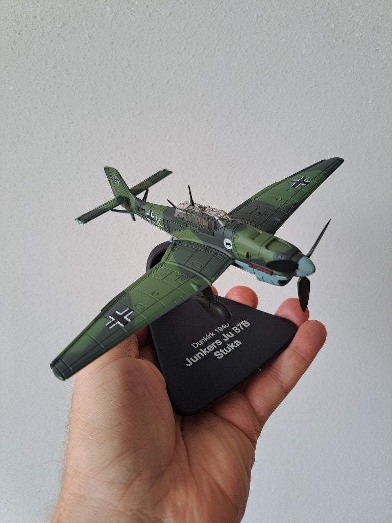 Junkers Ju 87B Stuka vliegtuig WWII 1:72 Atlas 4909002, Ophalen of Verzenden, Nieuw, 1:72 tot 1:144, Overige merken