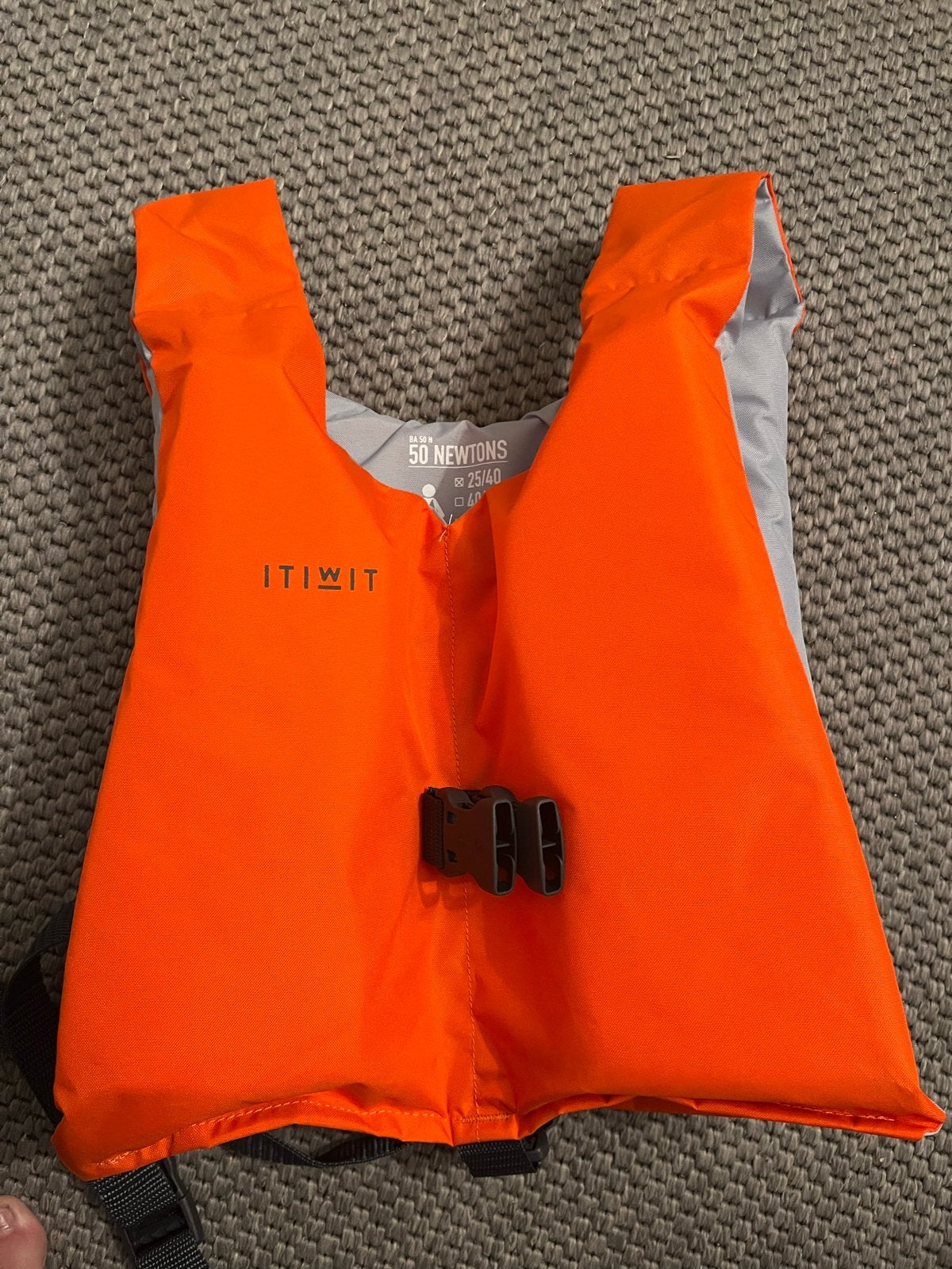 ITIWIT Zwemvest (25/40 kg), Ophalen of Verzenden, Zo goed als nieuw, Kind, Reddingsvest of Zwemvest