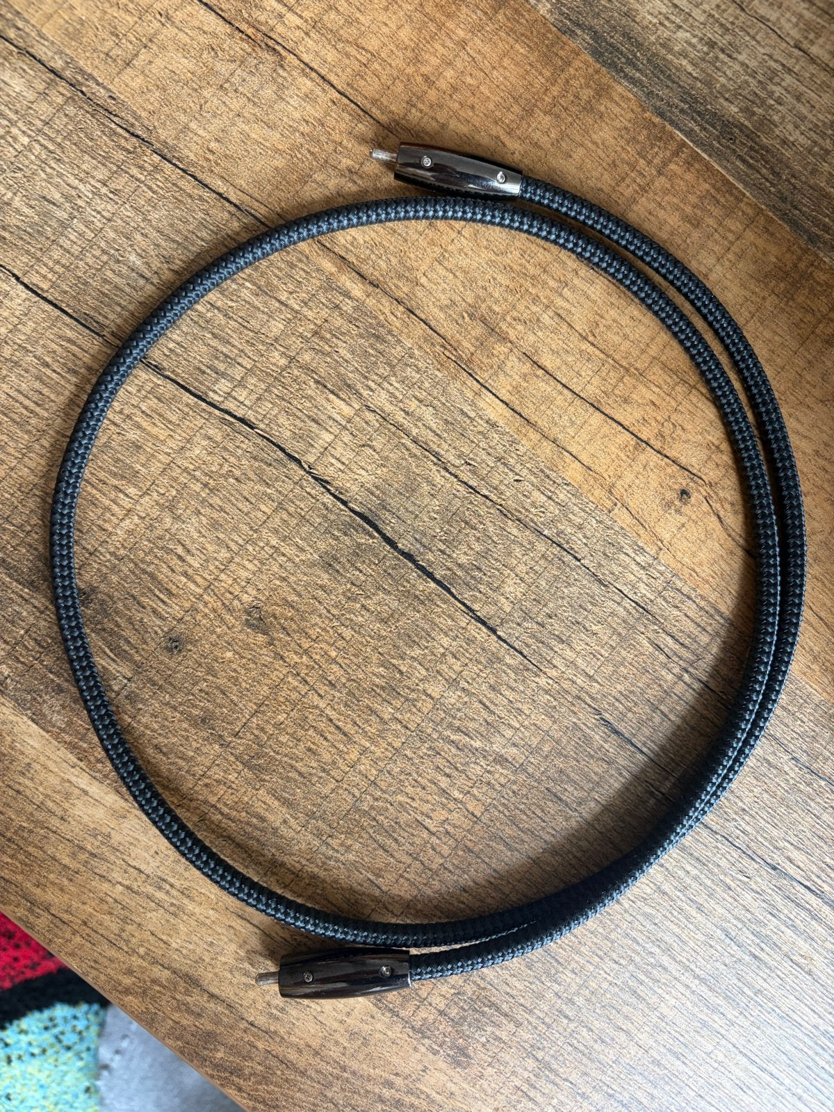Audioquest Carbon 1m coaxiale kabel - High-end, Audio, Tv en Foto, Audiokabels en Televisiekabels, Ophalen of Verzenden, Gebruikt