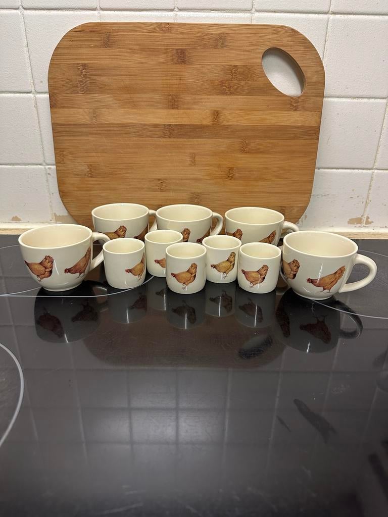 Servies Chicken together Jet by Ter Steege nieuw, Overige typen, Nieuw, Ophalen of Verzenden, Overige stijlen