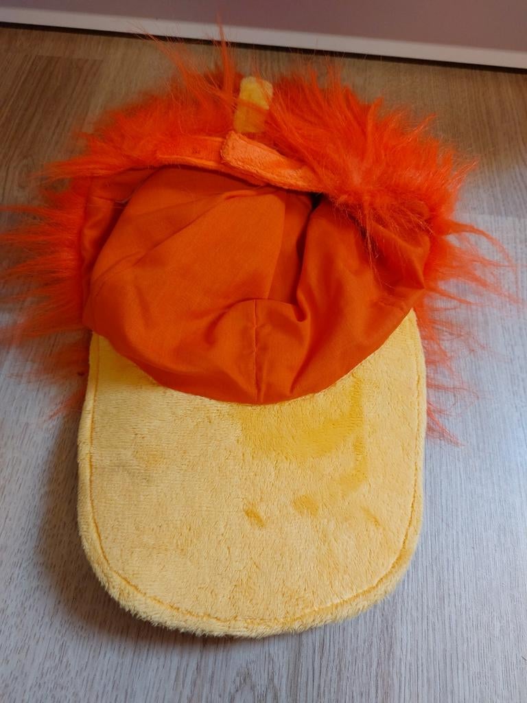 Super leuke Oranje Welpie leeuw pet Albert Heijn, Ophalen of Verzenden