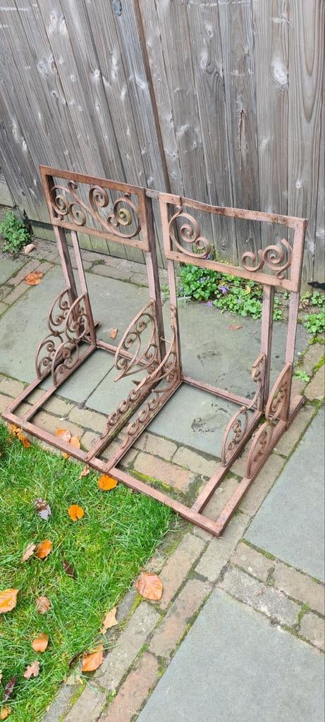 Decoratief metalen fietsenrek, Ophalen