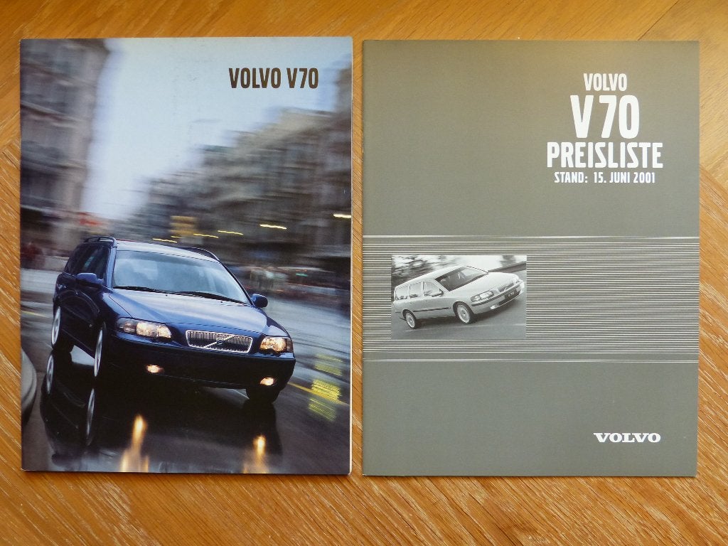 Volvo V70 2002 brochure set Duits, Verzenden, Nieuw, Volvo