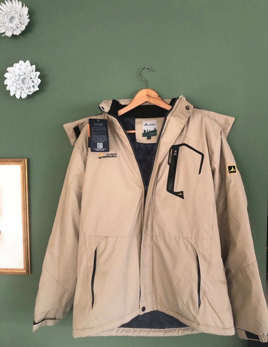 Outdoor Jack jas - Nieuw met tags - Maat XL (label XXL), Ophalen of Verzenden, Nieuw, Maat 56/58 (XL), Beige