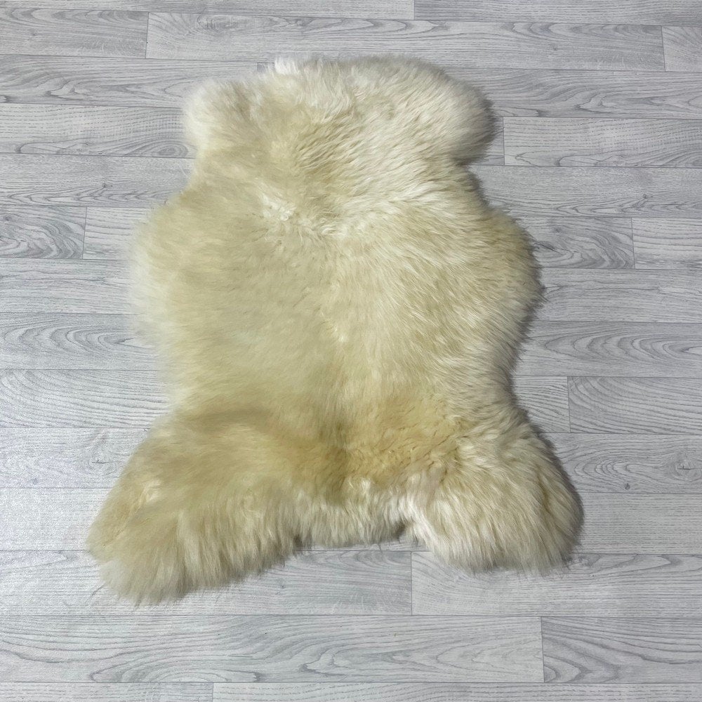 Schapenvacht creme 85x75cm #1502 | Lederstore, Huis en Inrichting, Nieuw, Crème, Overige vormen, 50 tot 100 cm
