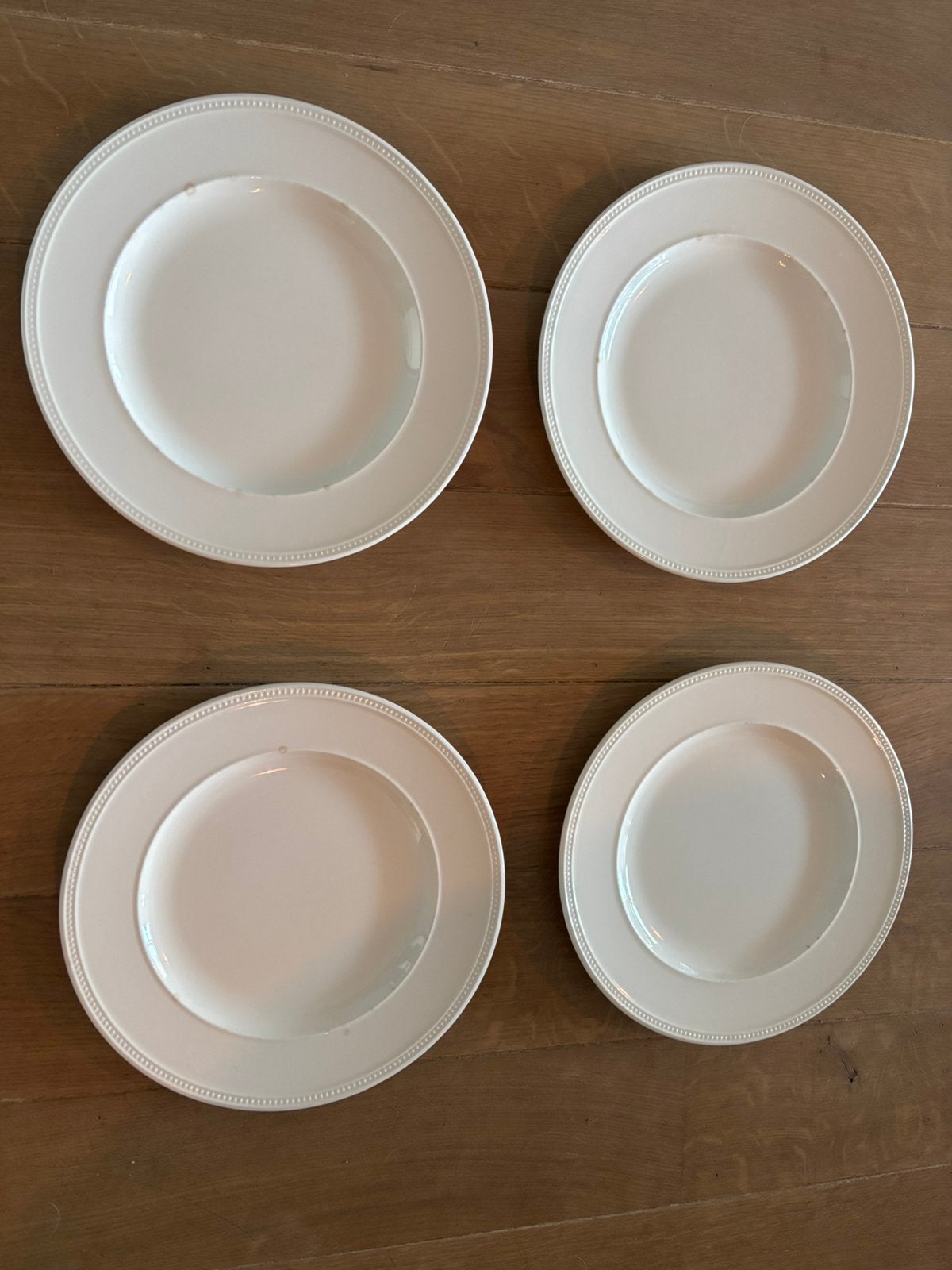 Wedgwood 4 onderborden, Ophalen, Zo goed als nieuw, Porselein, Wedgwood