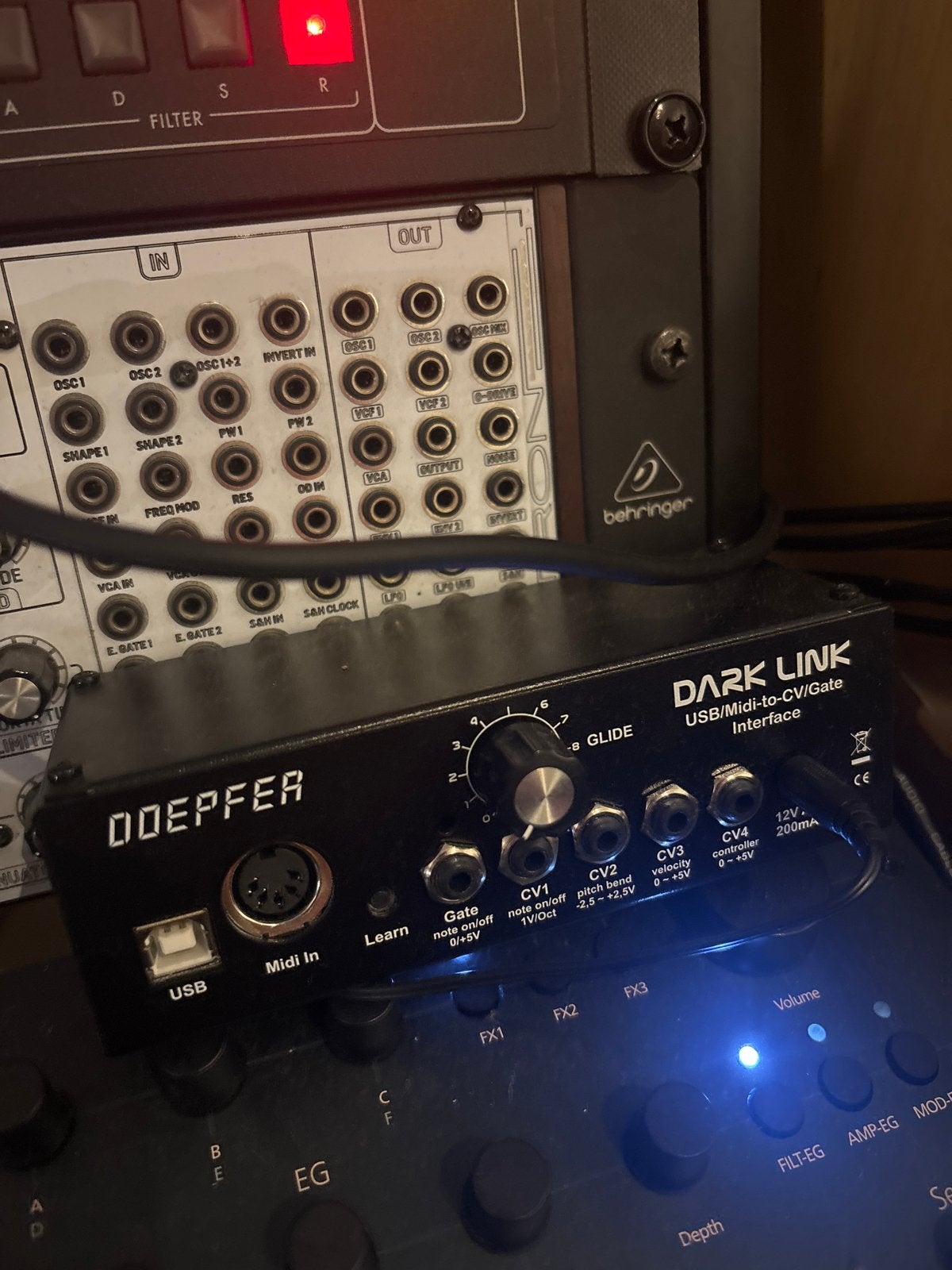Doepfer Dark Link USB/Midi-naar-CV/Gate Interface, Overige merken, Zo goed als nieuw, Met midi-aansluiting, Overige aantallen