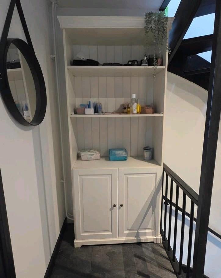 Ikea liatorp kast, 200 cm of meer, 25 tot 50 cm, Gebruikt, Met deur(en)