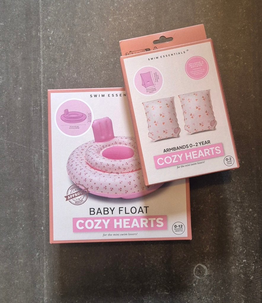 Baby float 0-12 maanden met zwembandjes 0-2 jaar hartjes, Verzenden, Nieuw