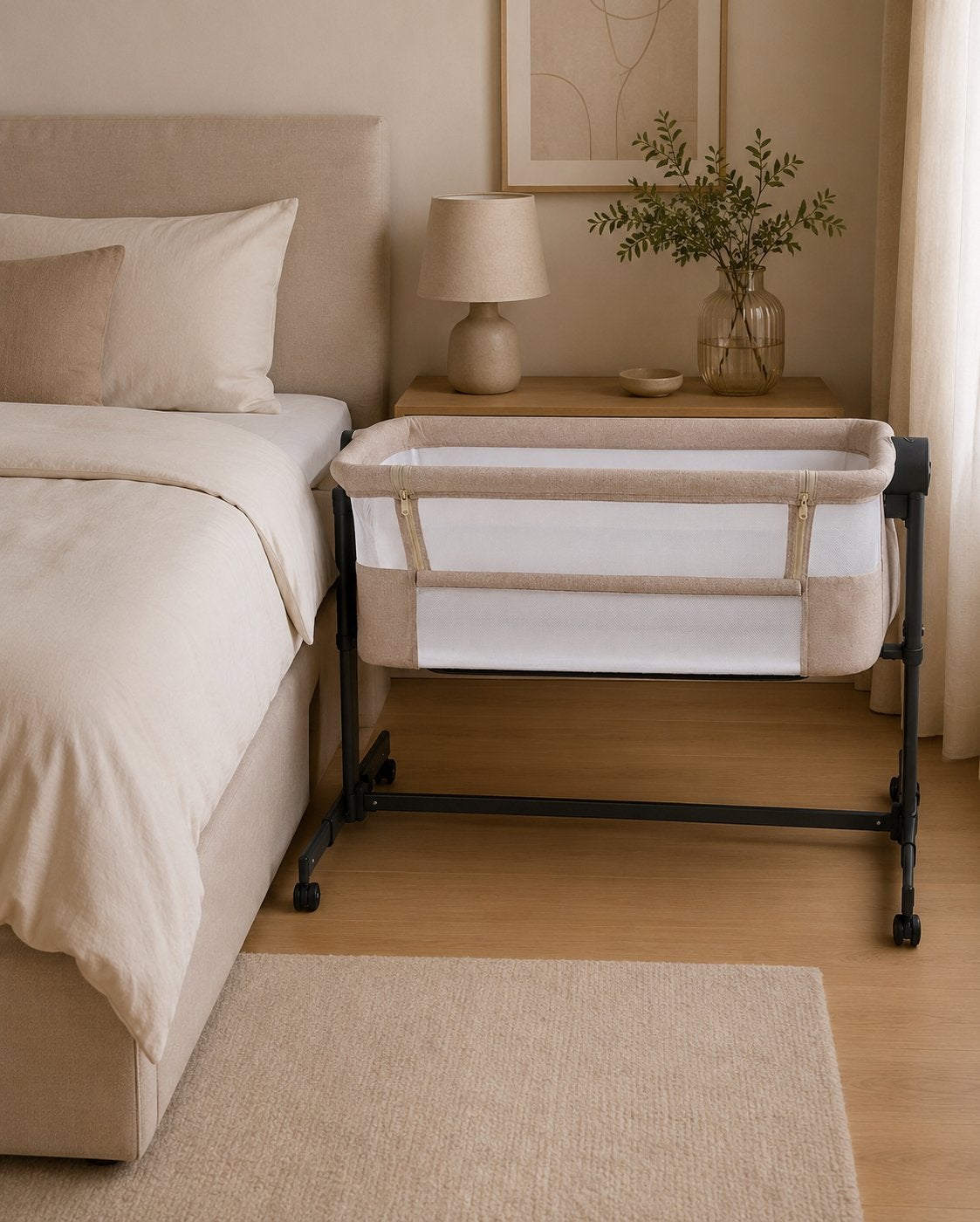 Co sleeper Nestee up 2, Ophalen, Zo goed als nieuw, Wieg