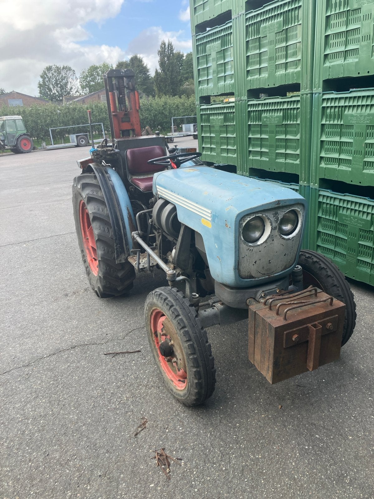 Eicher tractor type 3705  smalspoor met hefmast, Overige merken, Gebruikt, Meer dan 10000, Ophalen of Verzenden