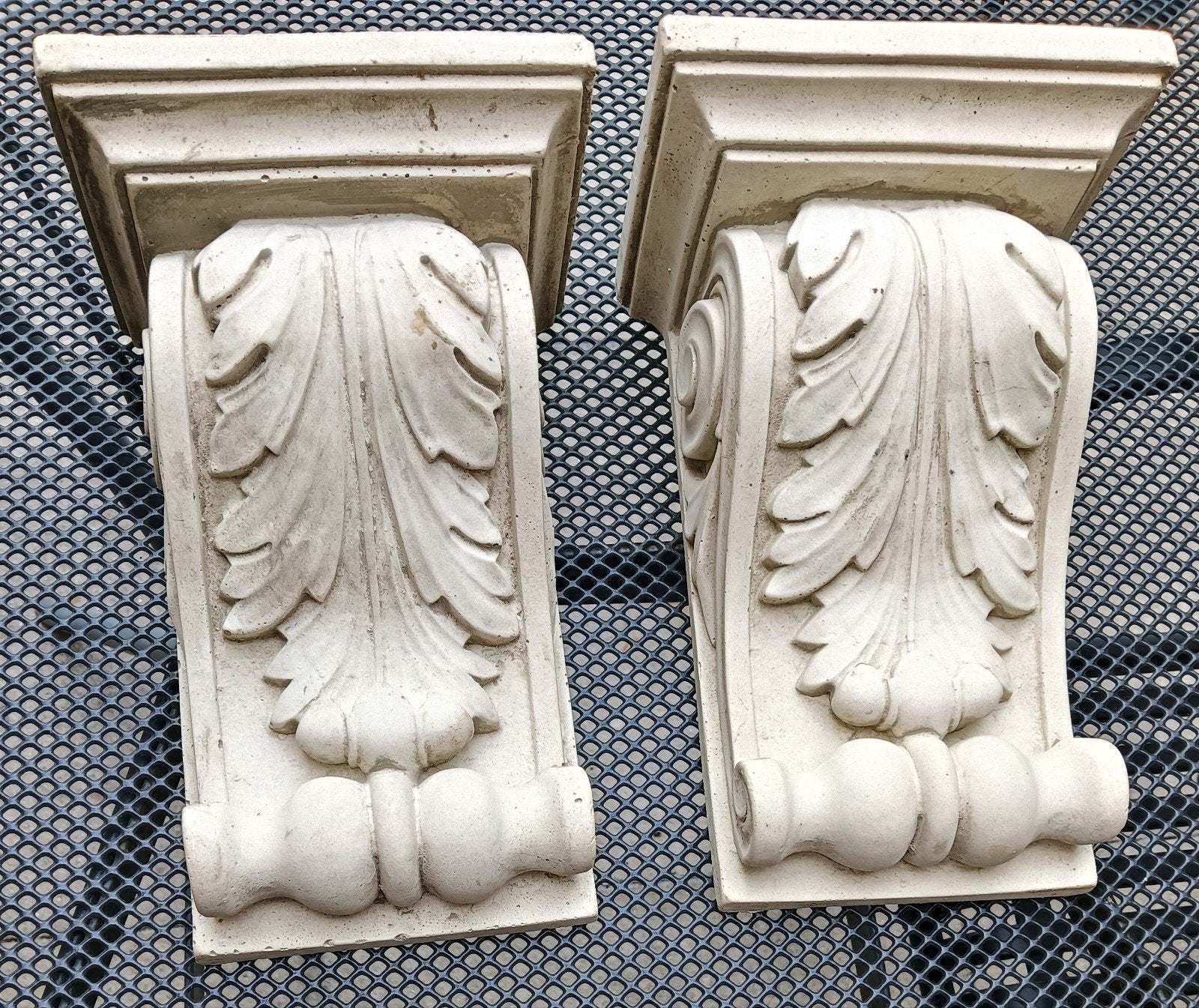 Vintage Gipsen Wandornamenten - Set van 2, Antiek en Kunst, Ophalen