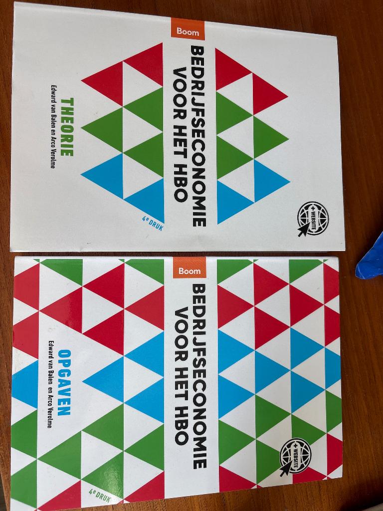 Bedrijfseconomie voor het hbo, Ophalen of Verzenden, Zo goed als nieuw, Economie en Marketing