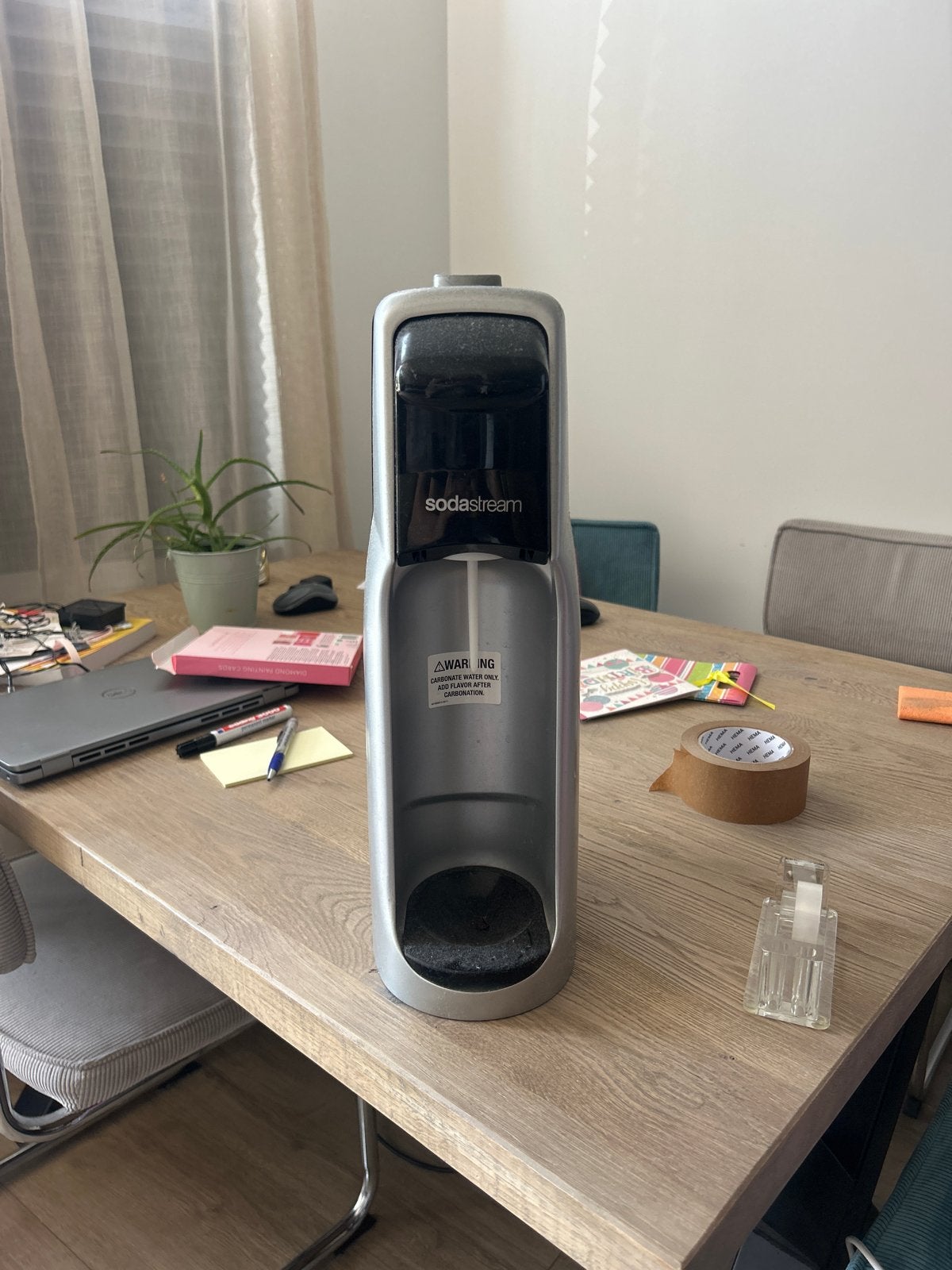 Soda Stream - Goed werkend met gasfles, Ophalen of Verzenden, Gebruikt