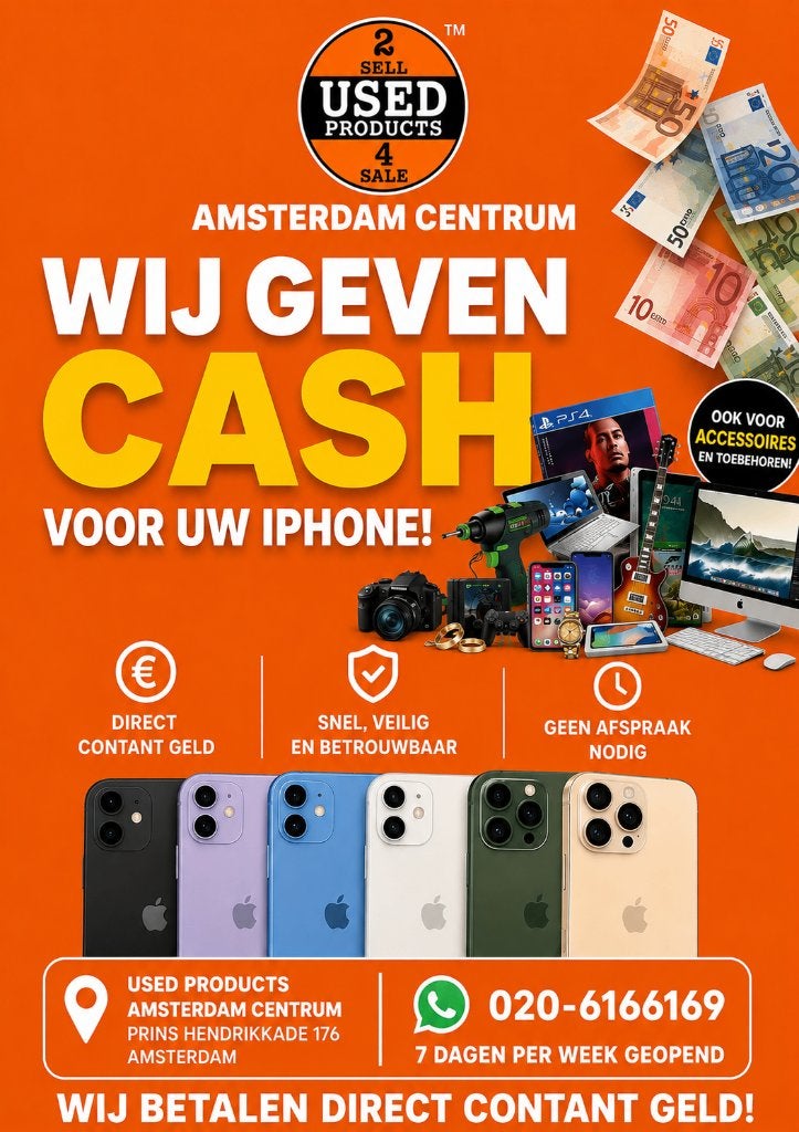 GEZOCHT & GEKOCHT – DIRECT CASH VOOR JOUW IPHONE!, Ophalen of Verzenden, Nieuw, Zwart, 128 GB