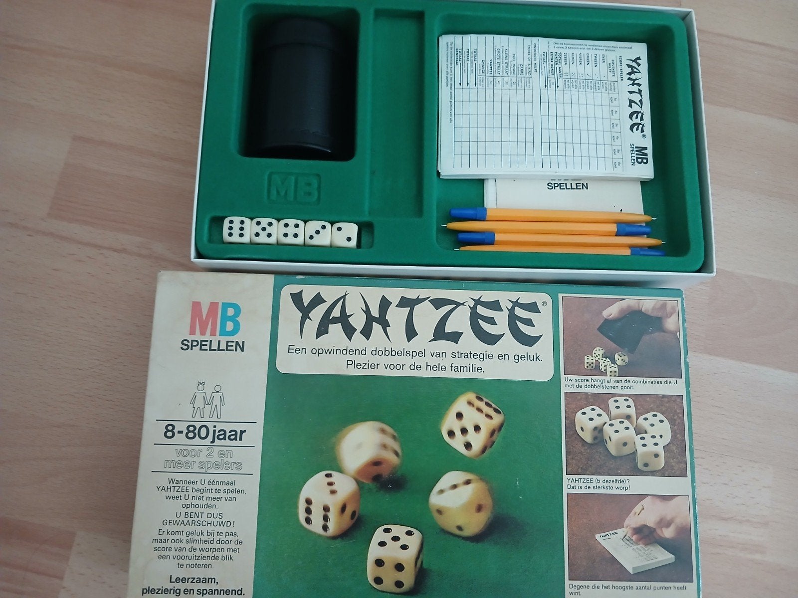 Yahtzee spel, Ophalen