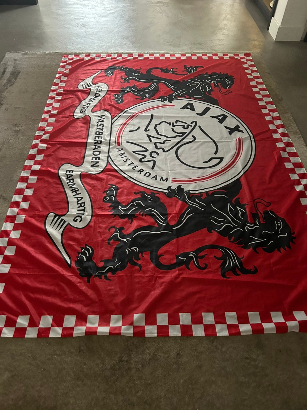 Vlag.  Ajax.  220/150, Ophalen of Verzenden, Nieuw, Ajax, Vaantje of Sjaal