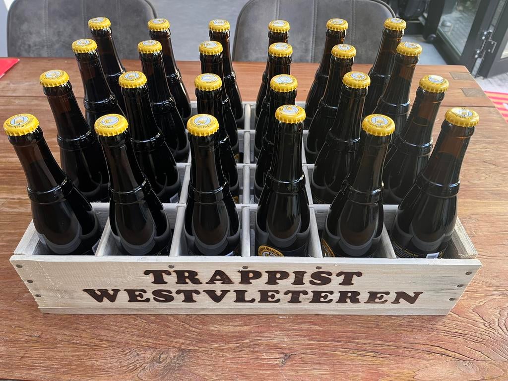 Krat Westvleteren12  (24 flesjes incl krat), Verzamelen, Biermerken, Ophalen, Zo goed als nieuw, Flesje(s), Overige merken