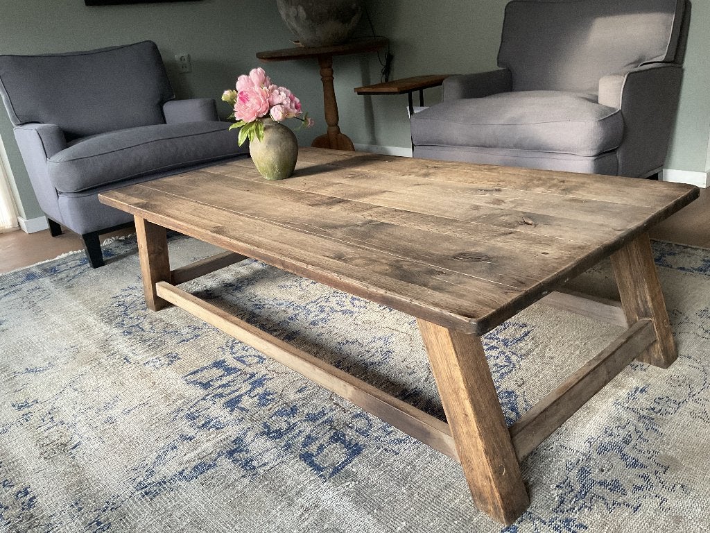 Salontafel, Ophalen, Gebruikt, 100 tot 150 cm, Hoffz aura peeperkorn landelijk