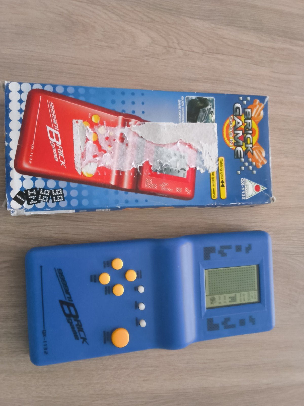 Brick Game Classic Handheld Console - Blauw, Spelcomputers en Games, Puzzel en Educatief, 1 speler, Ophalen of Verzenden, Zo goed als nieuw