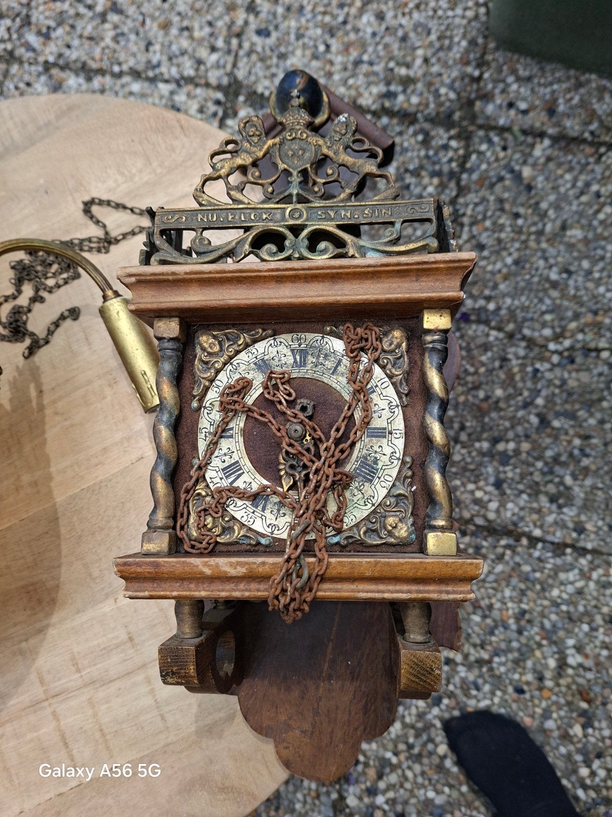 Oude klok, Antiek en Kunst, Ophalen of Verzenden