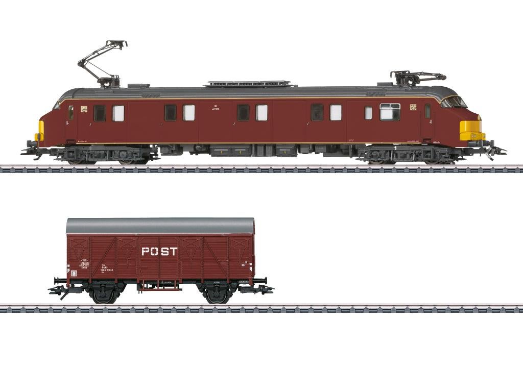 Märklin 26613 – NS PTT Motorpost mP 3000 + Wagon – Mfx, Hobby en Vrije tijd, Modeltreinen | H0, Ophalen, Wisselstroom, Treinset