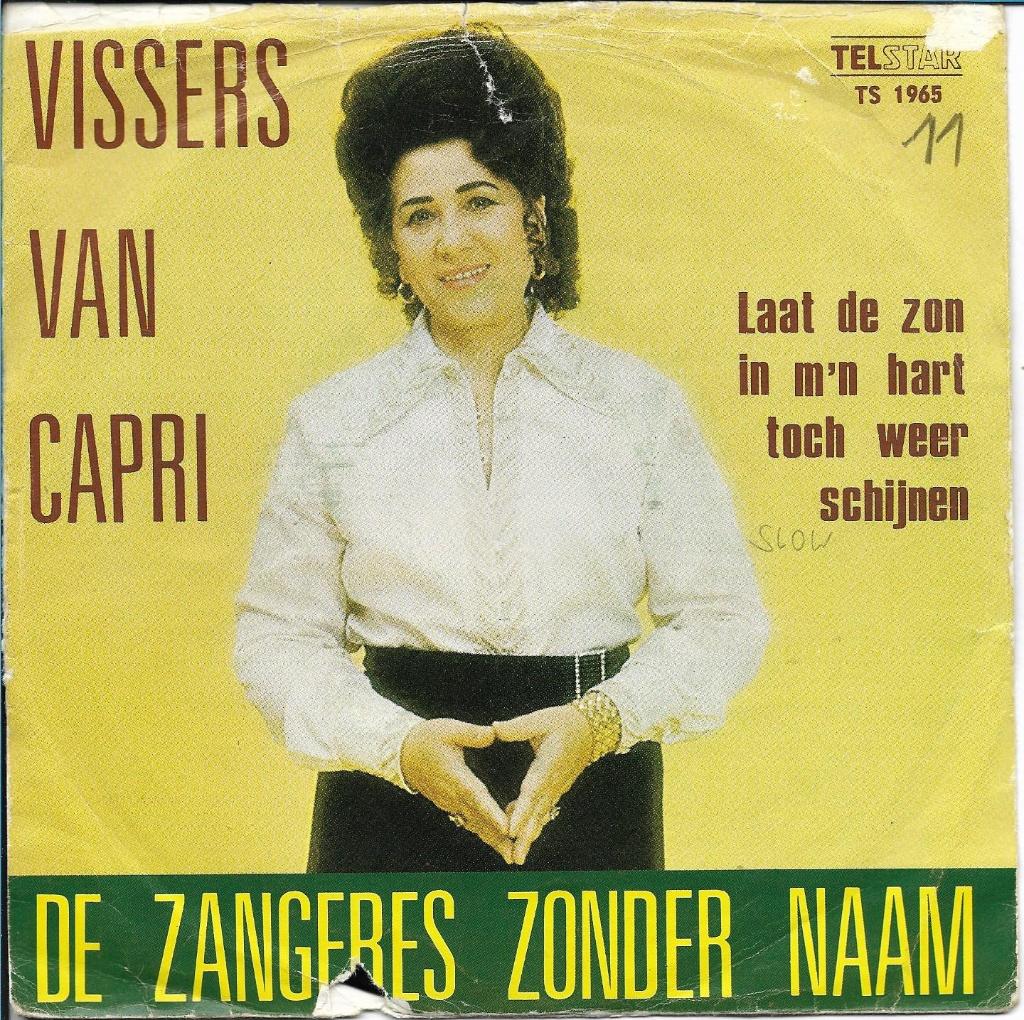 Zangeres Zonder Naam - Vissers van Capri (Telstar), Verzenden, Gebruikt, Nederlandstalig