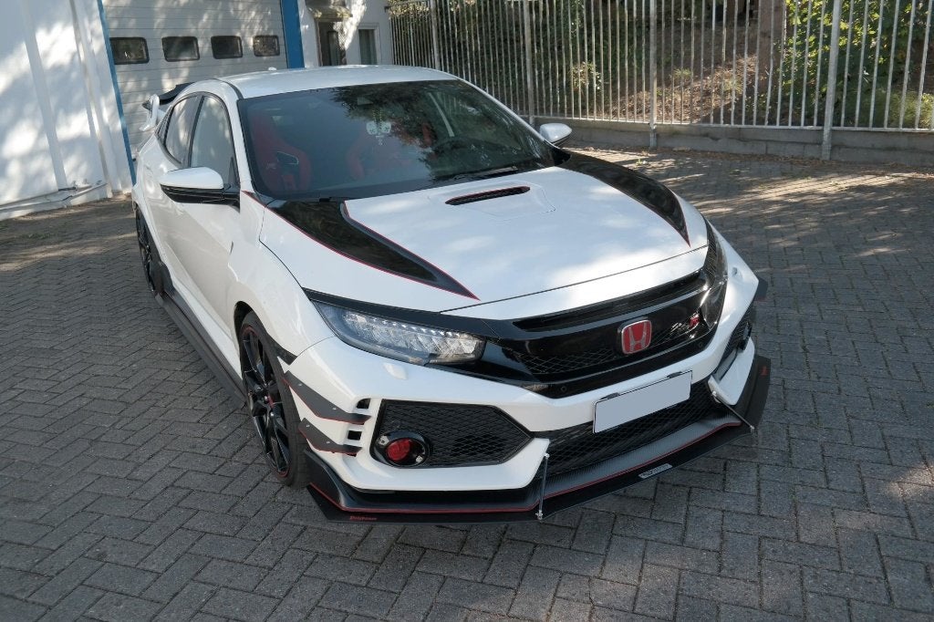 Voorlip splitter spoiler skirt canard - Civic type-R FK8 17+