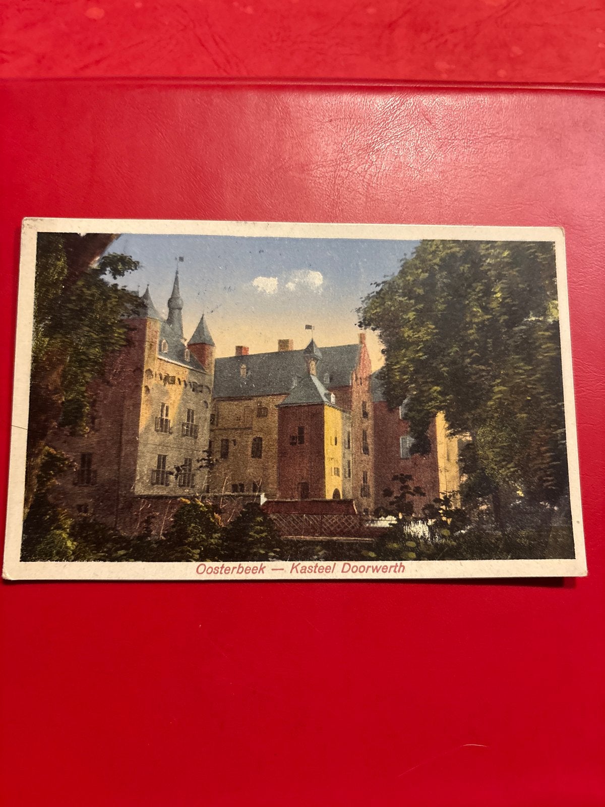 ansichtkaart Kasteel Doorwerth, Oosterbeek, Verzamelen, Ansichtkaarten | Nederland, Ophalen of Verzenden, Voor 1920, Gelopen, Gelderland