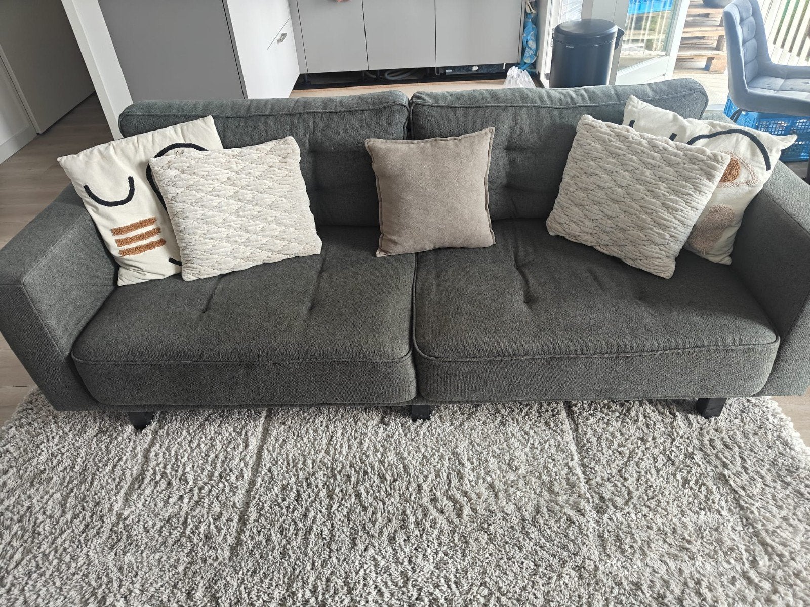 Nette 3-zits bank, Ophalen, Gebruikt, Driepersoons, 75 tot 100 cm